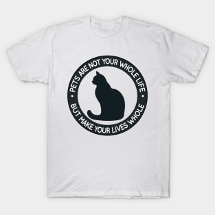 Companion's Silhouette: National Pet Day T-Shirt